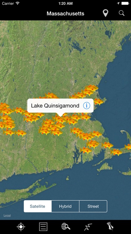 Massachusetts: Lakes and Fishes