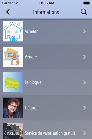 Gilberte Lefebvre Immobilier screenshot 3