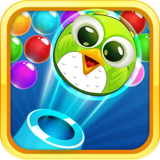 Pop The Birdy - Bubble Shooter Cross Finger Puzzles Icon