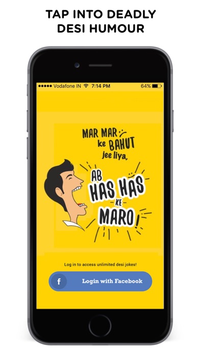 How to cancel & delete Happie - Jokes, Funny Jokes App from iphone & ipad 1