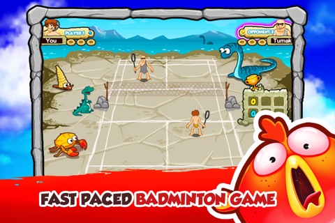 Caveman Birdminton screenshot 2