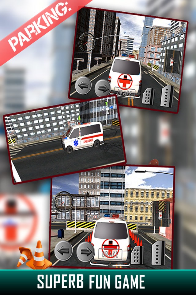 911 Emergency Ambulance Rescue Operation - Patients City Hospital Delivery Sim screenshot 4