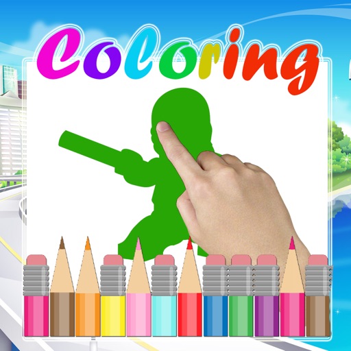 Kids Coloring Paint for le go ninja Version iOS App