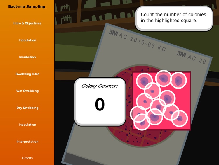 Virtual Labs: Bacteria Sampling screenshot-4