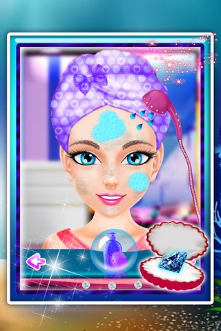 mermaid princess makeup salon - Mermaid Beauty Salon - Mermaid SPA(Celebrity Girl/Dress Up/Makeup/Fashion) screenshot 2