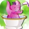 Elephant Bating - Zoo Helper&Sugary Pets Care