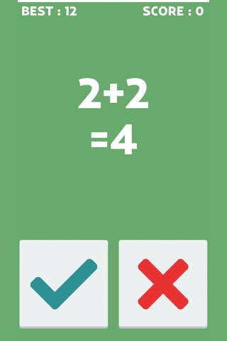 Extreme Math – Fun mental calculation game where you have just around a second to answer the equation screenshot 2