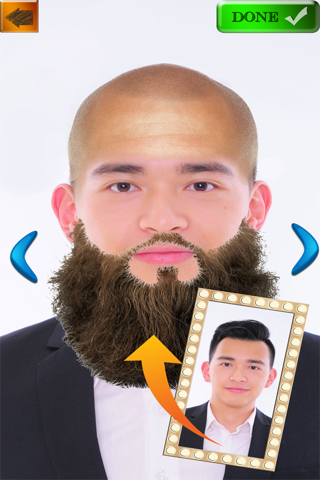 Make Me Bald & Beard Me Photo Booth – Virtual Barber Shop and Hairstyle Change.r for Men screenshot 4