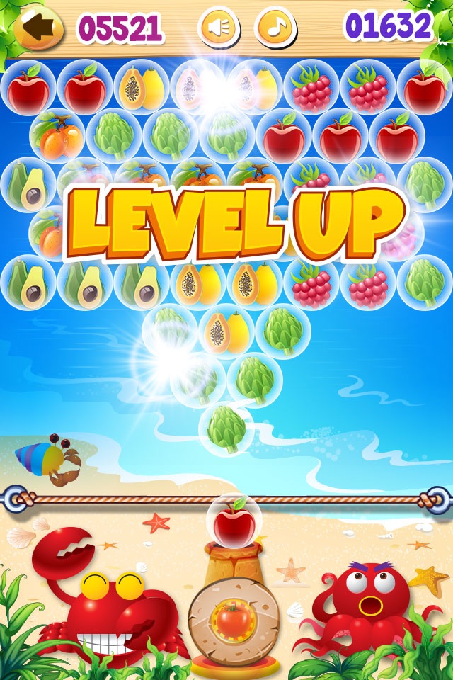 Fruit Bubble Shoot HD screenshot 2