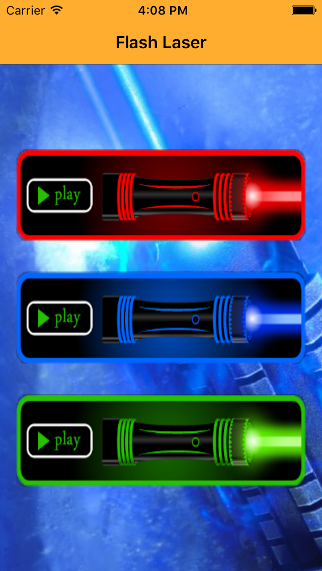 Laser Flash Simulator