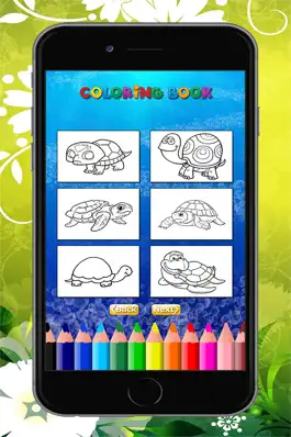 Game screenshot The Turtle Coloring Book for children: Learn to color and draw sea turtle and more hack