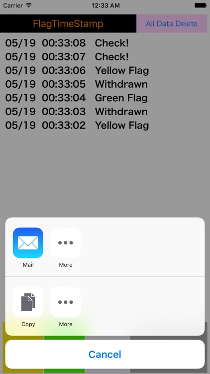 Flag Time Stamp
