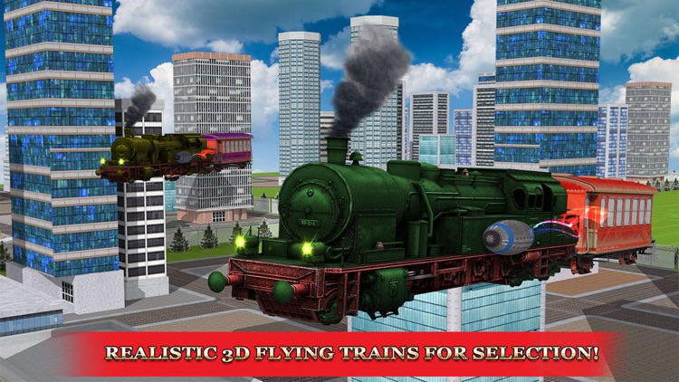 Flying Train 3D: Locomotive Fury