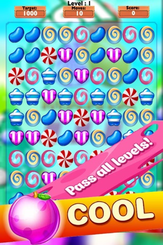 Crush Cool Puzzles Mania HD-Matching Cands three in a row Free screenshot 3