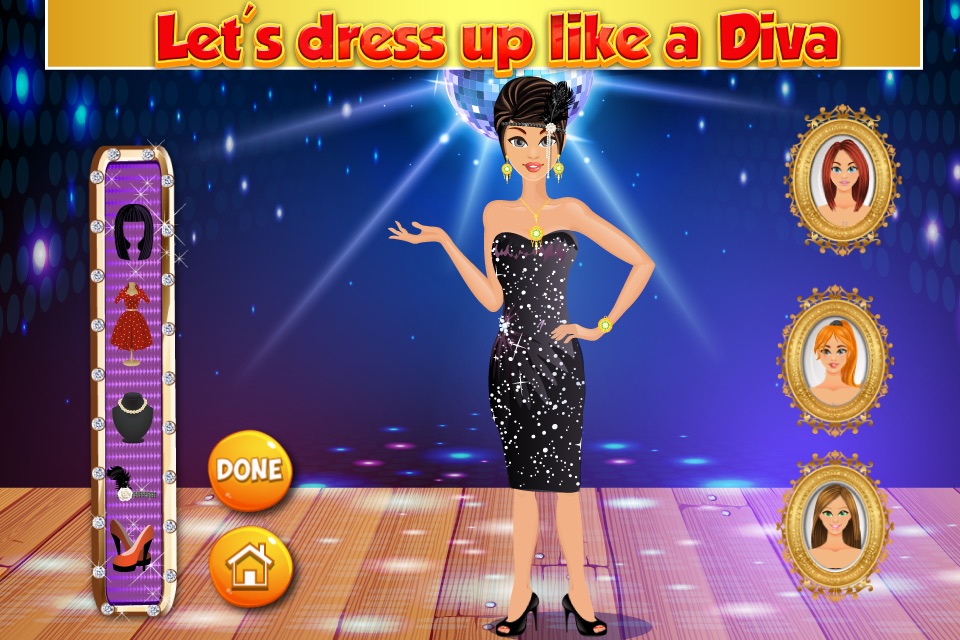 Party Dressup:Free Fashion Salon game for girls screenshot 3
