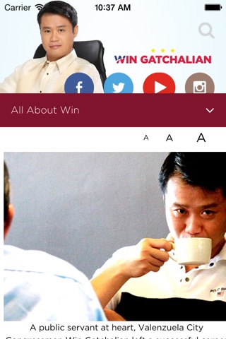 Win Gatchalian App screenshot 2