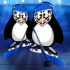 企鹅打冰球-企鹅冰球赛开始,一起赢得最后的胜利
