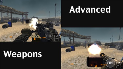 Real Trigger FPS Weapons Shooting Test : Desert Range Mission Games Freeのおすすめ画像1