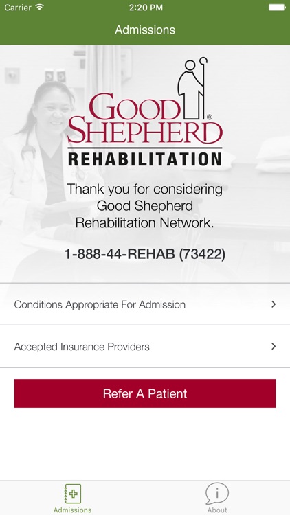 Good Shepherd Rehabilitation: Clinical