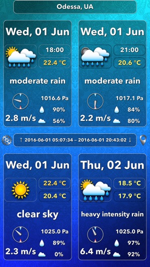 OWeather - 天氣預報和氣象圖(圖4)-速報App