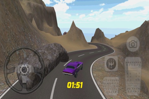 Purple Car Racing screenshot 3
