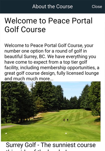 Peace Portal Golf Club screenshot 2