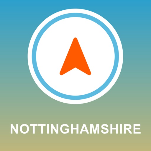 Nottinghamshire, UK GPS - Offline Car Navigation icon
