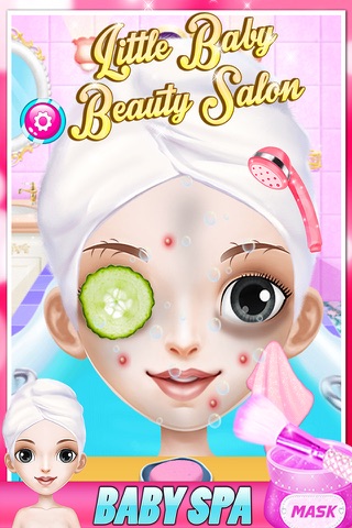 Little Baby Beauty Salon - Makeover & Make up and Dress up games for girls & Kids screenshot 3