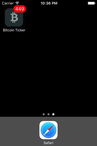 Bitcoin-Ticker screenshot 2