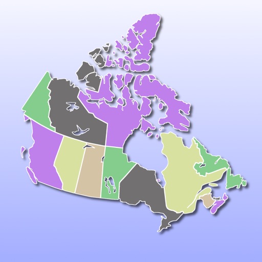 Canada Map Quiz iOS App