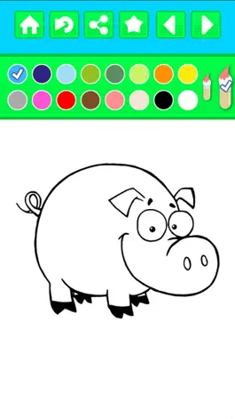 Game screenshot Farm Animals Peekaboo Coloring Book - Free Kids Printable Pages hack