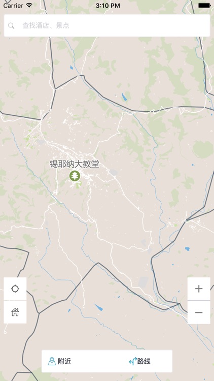 锡耶纳中文离线地图-意大利离线旅游地图支持步行自行车模式