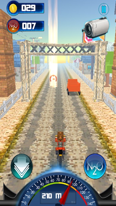 Craft Bike Blocky City Driving : Real Moto Traffic Racing Game Adventure 3Dのおすすめ画像3