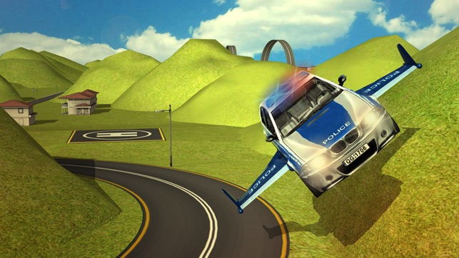 Flying Police Driver 3d Simulator(圖4)-速報App