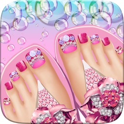 Foot Nail Art Beauty Salon Game Cute Designs And Manicure Ideas for Girls