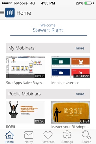 Mobinar screenshot 2