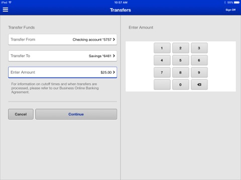 PriorityOne Business for iPad screenshot 2