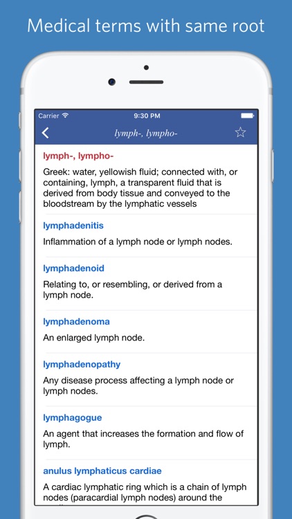 Medical roots, prefixes and suffixes