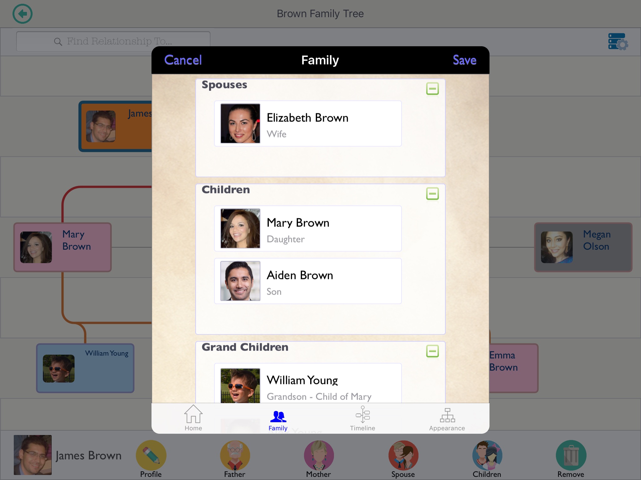 Roots Genealogy screenshot 2