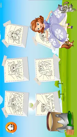 Game screenshot Princess Girls Coloring Book - All In 1 cute Fairy Tail Draw, Paint And Color Games HD For Good Kid hack