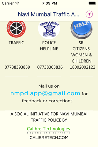Navi Mumbai Traffic App screenshot 2