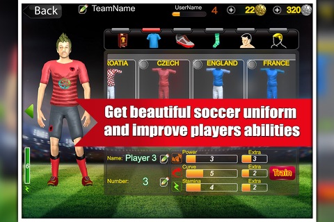 Top Football Evolution 2017 3D Mobile Strike Kick screenshot 2
