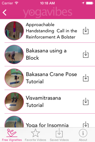 YogaVibes2Go screenshot 2