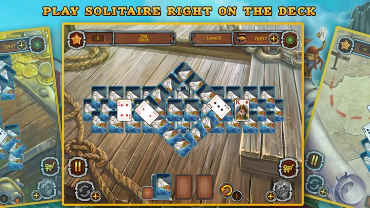 Pirate Solitaire. Sea Wolves Free