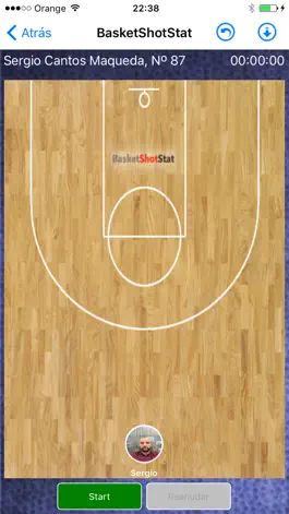 Game screenshot BasketShotStat apk