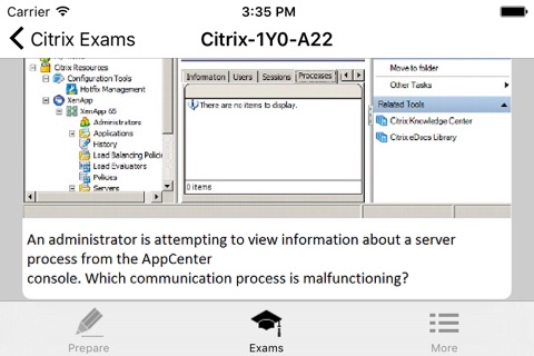 Citrix Exams screenshot 3