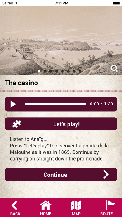 How to cancel & delete Come hear the tales of Dinard from iphone & ipad 4