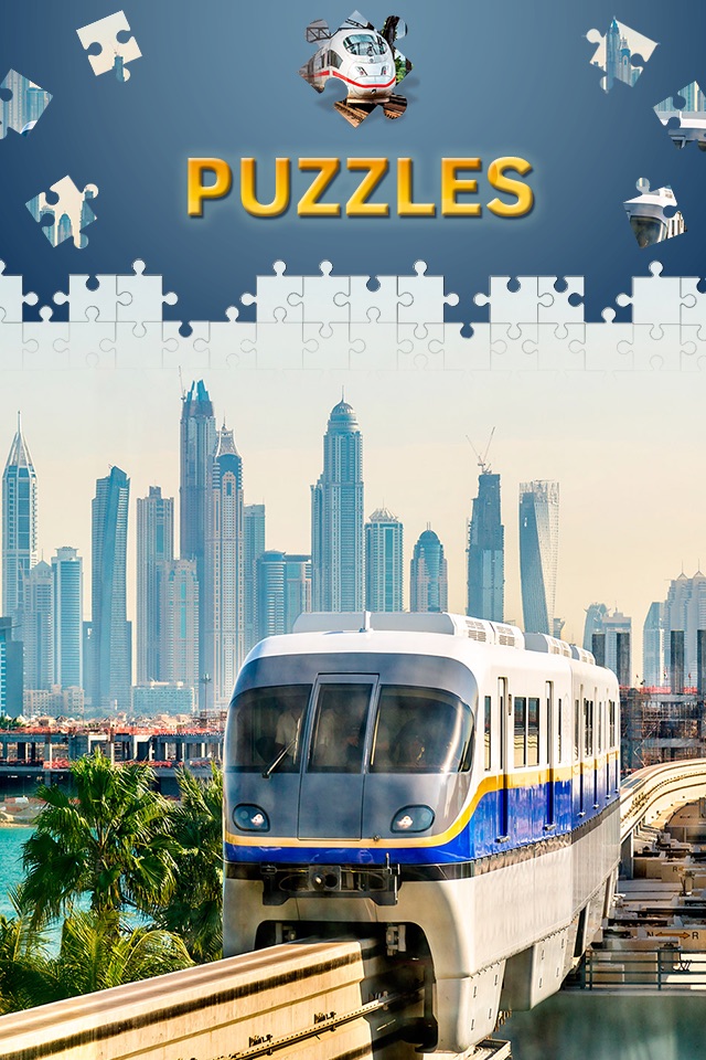 Train Jigsaw Puzzle Games Free screenshot 2