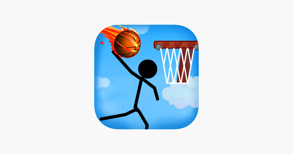 ‎Stick Street Basketball Stickman Basket Star Training Shooting Game