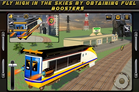 Flying Bullet Train Simulator screenshot 4